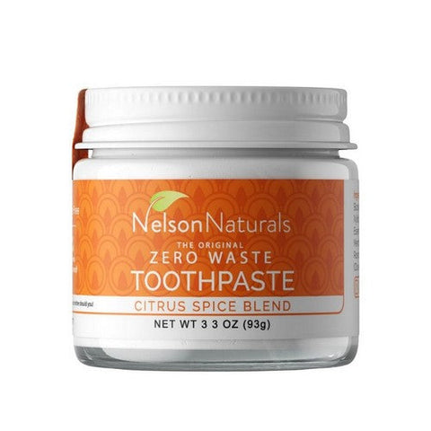Nelson Naturals, Citrus Spice Blend Fluoride Free Toothpaste, 3.3 Oz Nelson Naturals