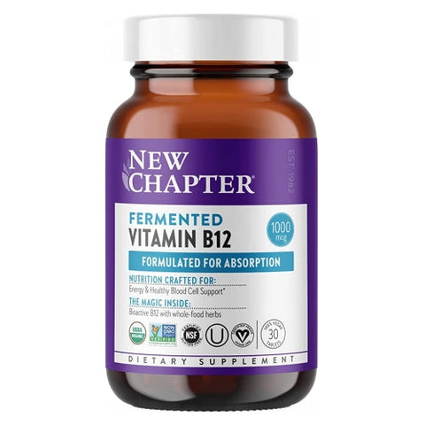 New Chapter, Fermented Vitamin B12, 10 Billion, 30 Count