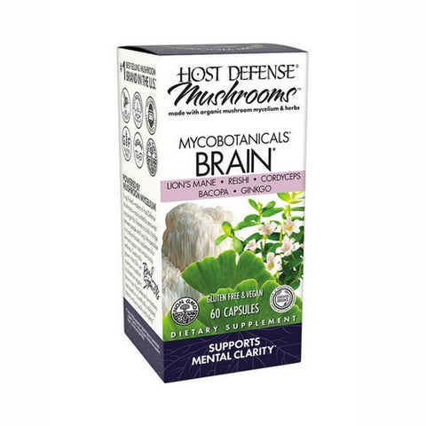 Host Defense, MycoBotanicals Brain, 60 Cap Host Defense