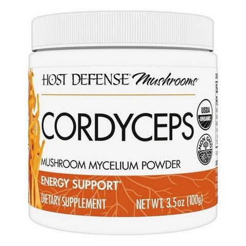 Host Defense, Cordyceps Mushroom Mycelium Powder, 100 G Host Defense