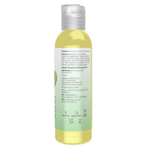 Now Foods, Organic Avocado Oil, 4 Oz Now Foods