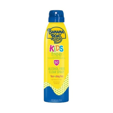 Banana Boat, Kids Free Continuous Spray Sunscreen SPF 50+, 6 Oz Banana Boat