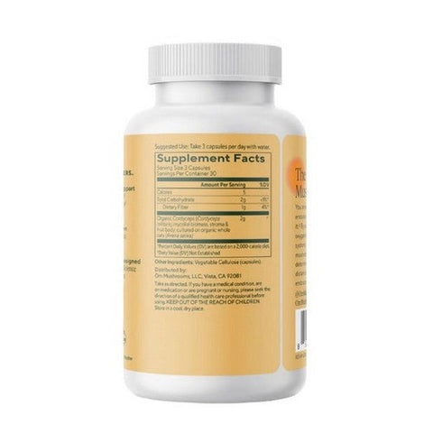 Om Mushrooms, Cordyceps Superfood, 90 Count