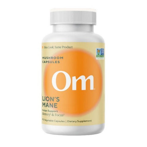 Om Mushrooms, Lion'S Mane Superfood, 667 Mg, 90 Veg Caps Om Mushrooms