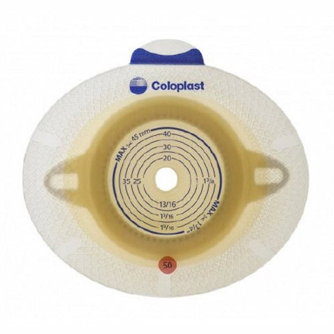 Coloplast, Ostomy Barrier SenSura  Click Pre-Cut, Extended Wear Double Layer Adhesive 1-9/6 Inch Flange Green C, Box Of 5 Coloplast