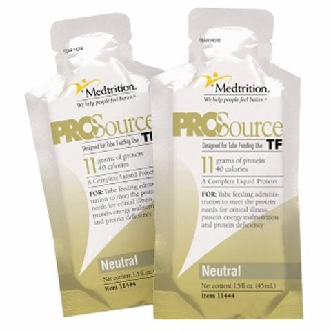 Medtrition, Tube Feeding Formula ProSource TF 45 mL Pouch Ready to Hang Unflavored Adult, 1 Pack Medtrition