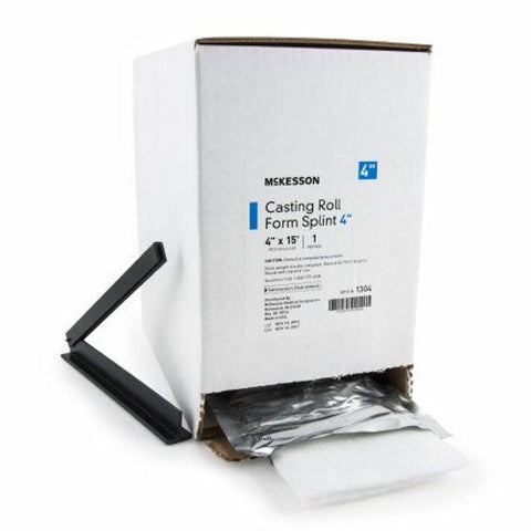 McKesson, Casting Roll Form Splints McKesson 4 Inch X 15 Foot Fiberglass White, Box Of 1 McKesson
