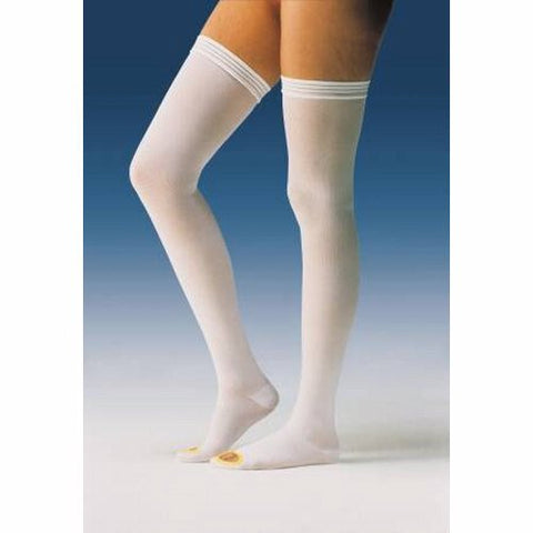 Bsn-Jobst, Anti-embolism Stockings JOBST  Anti-Em/GPT Thigh High X-Large / Regular White Inspection Toe, Box Of 6