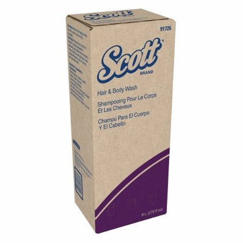 Kimberly Clark, Shampoo and Body Wash Scott  8,000 mL Dispenser Refill Bottle Scented, Count of 2 Kimberly Clark