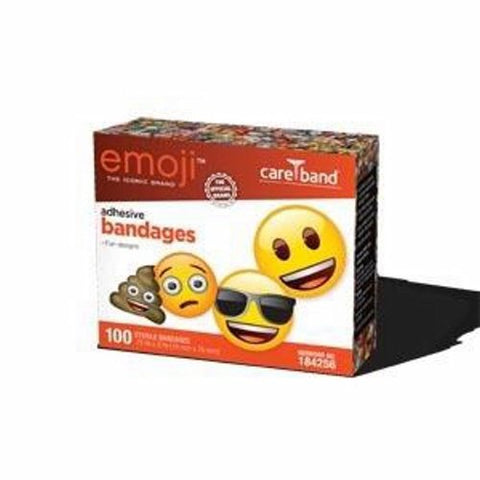 ASO, Adhesive Strip emoji 3/4 X 3 Inch Plastic Rectangle Kid Design (Emojis) Sterile, Box Of 100 ASO