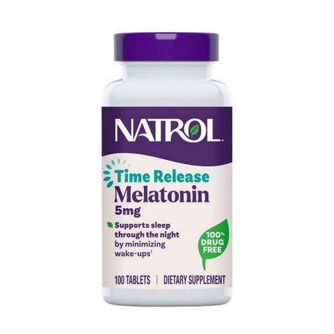 Natrol, Melatonin Time Release, 3 mg, 100 tabs Natrol