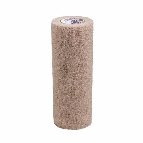 3M, Cohesive Bandage Coban LF 6 Inch X 5 Yard Self-Adherent Closure Tan NonSterile Standard Compression, Count of 1 3M