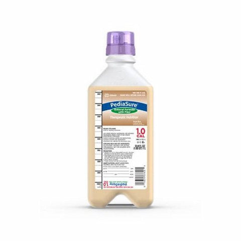 Abbott Nutrition, Pediatric Tube Feeding Formula PediaSure  1.0 Cal with Fiber 1 Liter Bottle Ready to Hang Unflavored, 1 Liter Abbott Nutrition