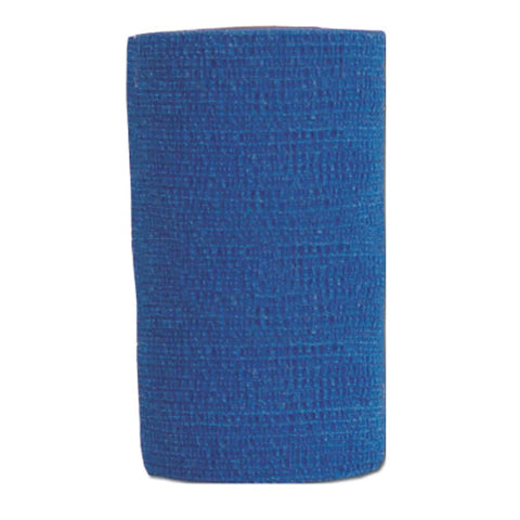 Andover Coated Products, Cohesive Bandage Co-Flex ·Med 3 Inch X 5 Yard Standard Compression Self-adherent Closure Blue NonSte, Count of 24 Andover Coated Products