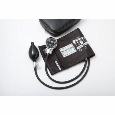 McKesson, Aneroid Sphygmomanometer Unit Adult Cuff Nylon Cuff 23 - 40 cm 01-720-11ABKGM, Box Of 1 McKesson