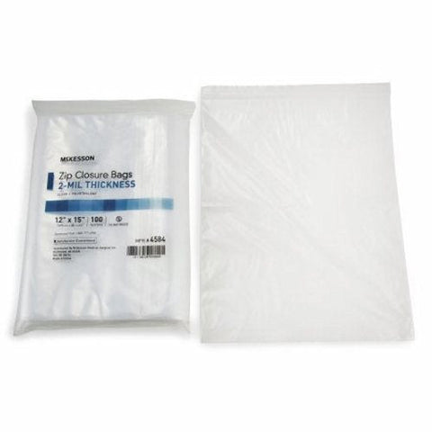 McKesson, Zip Closure Bag McKesson 12 X 15 Inch Polyethylene Clear, Box Of 1 McKesson