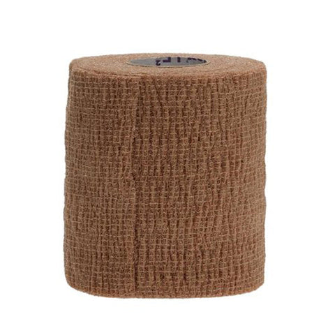 Andover Coated Products, Cohesive Bandage CoFlex ·LF2 3 Inch X 5 Yard Standard Compression Self-adherent Closure Tan NonSteri, Count of 24 Andover Coated Products
