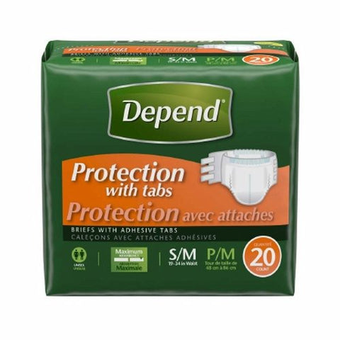 Kimberly Clark, Unisex Adult Incontinence Brief Small And Medium Disposable Heavy Absorbency, Pack Of 20 Kimberly Clark