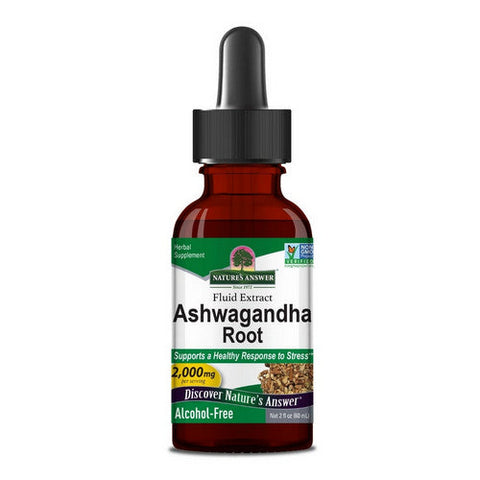 Nature's Answer, Ashwagandha Liquid Extract Alcohol Free, 2 Oz Nature's Answer