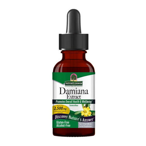 Nature's Answer, Damiana Leaves Extract Alcohol Free, 1 Oz Nature's Answer