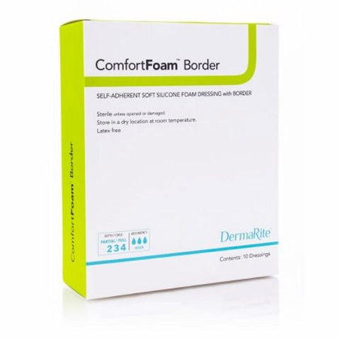 DermaRite, Silicone Foam Dressing, Box Of 5 DermaRite