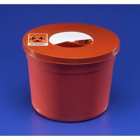 Cardinal, Sharps Container 6-3/4 H X 8-3/4 D Inch 5 Quart, 1.25 Gallons Cardinal