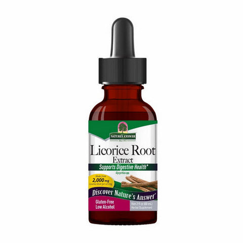 Nature's Answer, Licorice Root Extract Low Alcohol, 2000 Mg, 2 Oz Nature's Answer