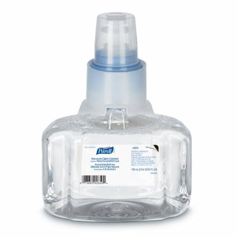 Gojo, Hand Sanitizer Purell  Advanced 700 mL Ethyl Alcohol Foaming Dispenser Refill Bottle, Count of 4 Gojo