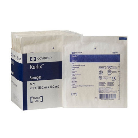 Kerlix, Fluff Dressing Kerlix Cotton 12-Ply 4 X 4 Inch Square Sterile, Count of 600 Kerlix