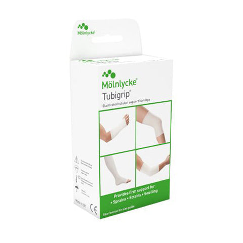 Molnlycke, Elastic Tubular Support Bandage 3-1/2 Inch X 1 Yard Large Ankle 1528, Box Of 12 Molnlycke