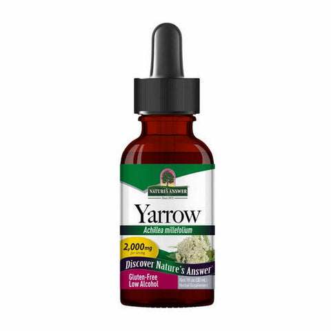 Nature's Answer, Yarrow Flowers Low Alcohol, 2000 Mg, 1 Oz Nature's Answer