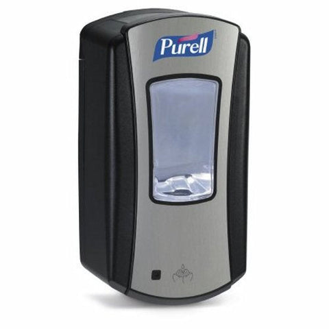 Gojo, Hand Hygiene Dispenser Purell  LTX-12 Brushed Chrome / Black Plastic Motion Activated 1200 mL Wall M, Count of 4 Gojo