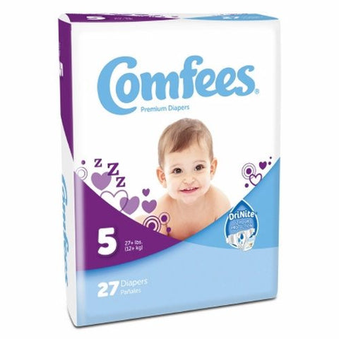 Attends, Premium Baby Diapers With Total Fit System For Boys And Girls Size 5, Count of 27 Attends