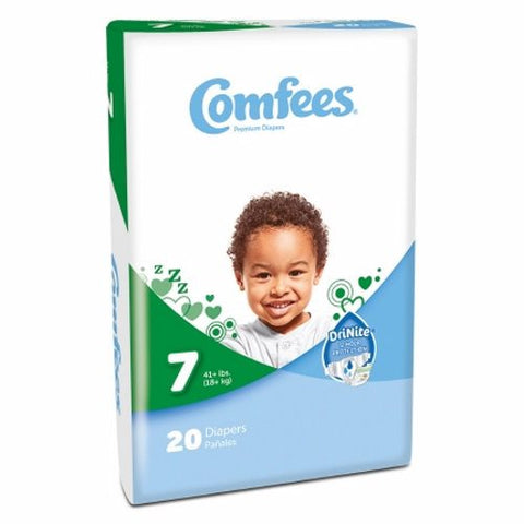 Attends, Premium Baby Diapers With Total Fit System For Boys And Girls Size 7, Count of 20 Attends