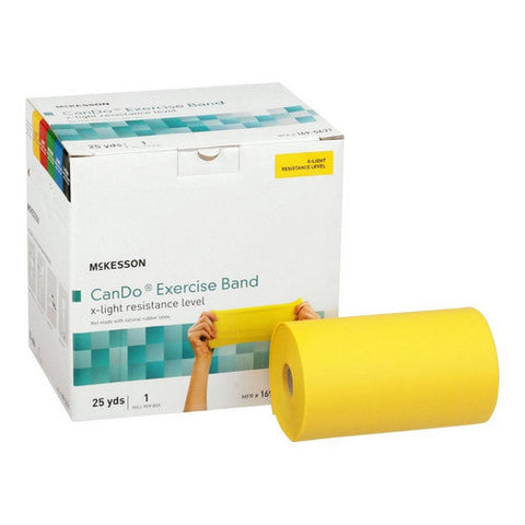 McKesson, Exercise Resistance Band 25 Yard X-Light Resistance, 5 Inch x 25 Yard McKesson