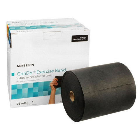 McKesson, Exercise Resistance Band 25 Yard X-Heavy Resistance, 5 Inch x 25 Yard McKesson