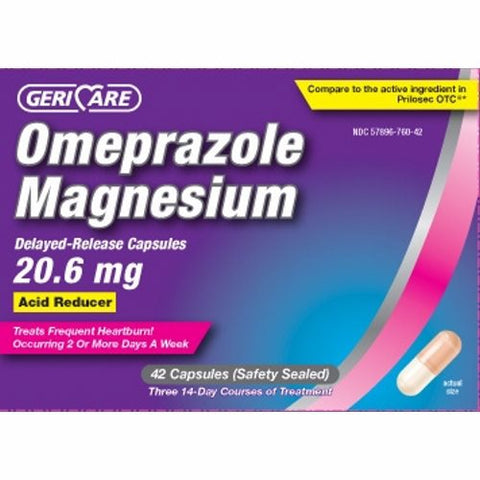 McKesson, Antacid Geri-Care  20.6 mg Strength Delayed-Release Capsule 42 per Box, Box Of 42 McKesson
