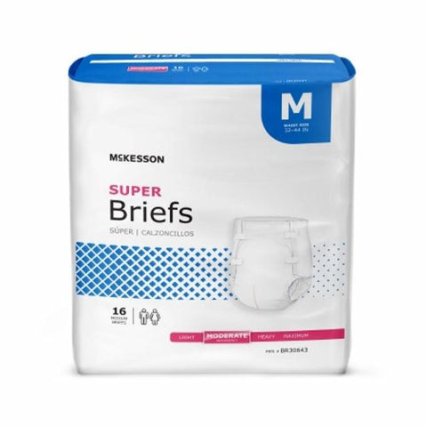 McKesson, Unisex Adult Incontinence Brief X-Large Disposable Heavy Absorbency, Case Of 6 McKesson