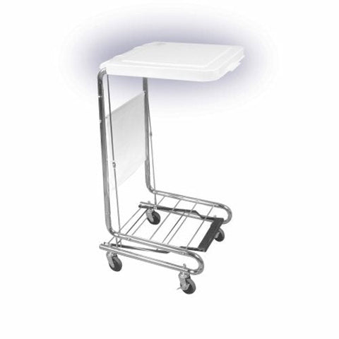 Drive Medical, Hamper Stand Drive Medical Rolling Square Opening 36 - 42 gal. Foot Pedal Self-Closing Lid, Count of 1 Drive Medical
