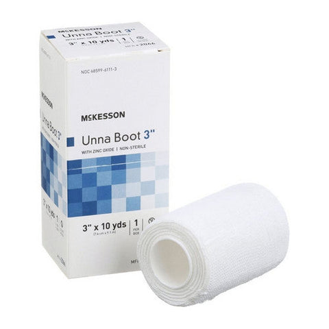 McKesson, Unna Boot Zinc Oxide 3 Inch X 10 Yard, Case Of 12 McKesson