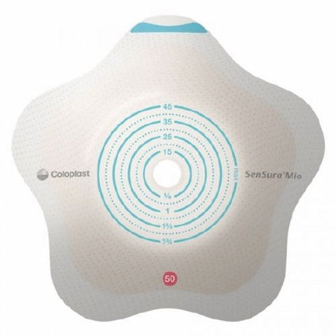 Coloplast, Ostomy Barrier SenSura  Mio Convex Flip Pre-Cut, Standard Wear Blue Code 1-3/8 Inch Stoma, Box Of 5 Coloplast