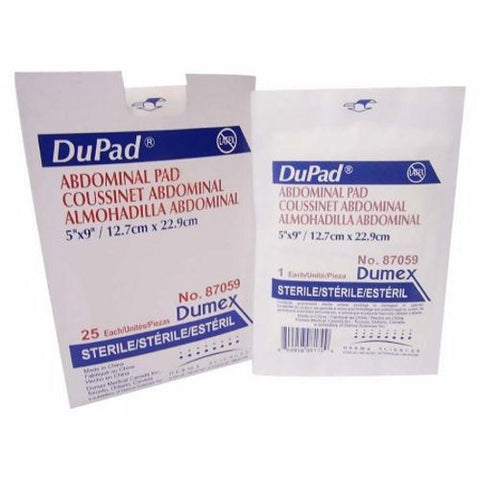Derma e, Abdominal Pad, Box Of 25 Derma e