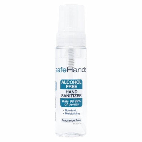 Safehands, Alcohol-Free Hand Sanitizer SafeHands  7 oz. BZK (Benzalkonium Chloride) Foaming Pump Bottle, 7 Oz Safehands