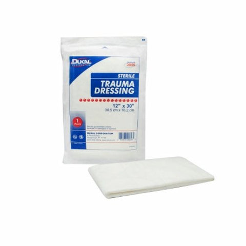 Dukal, Trauma Dressing 12 X 30 Inch Sterile, Count of 25 Dukal
