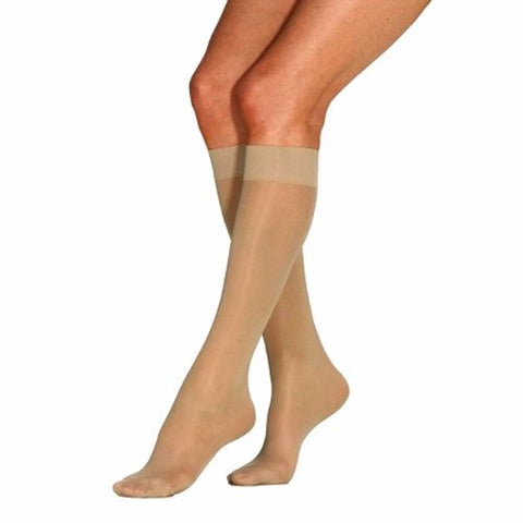 Bsn-Jobst, Compression Stockings JOBST  UltraSheer Knee High Medium Sun Bronze Closed Toe, 1 Pair Bsn-Jobst