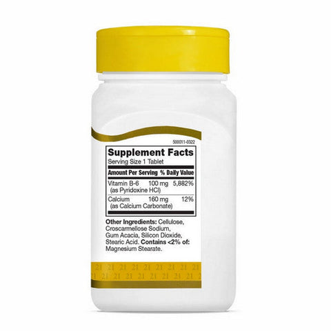 21st Century, Vitamin B-6, 100 Mg, 110 Tabs 21st Century