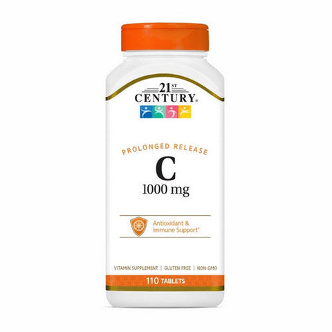 21st Century, Vitamin C Prolonged Release, 1000 Mg, 110 Tabs 21st Century