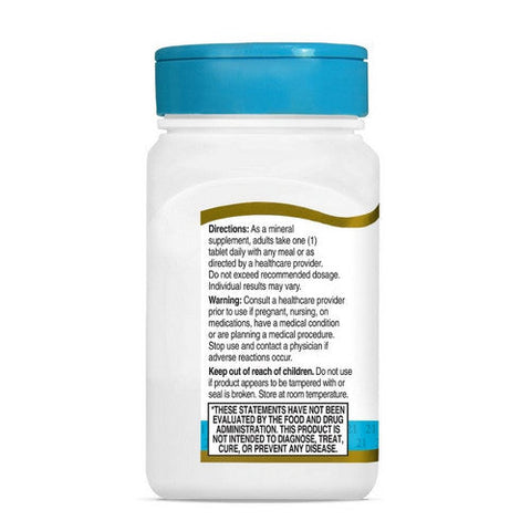 21st Century, Chelated Zinc, 50 Mg, 110 Tabs
