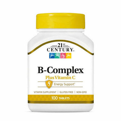 21st Century, Vitamin B-Complex Plus Vitamin C, 100 Count 21st Century