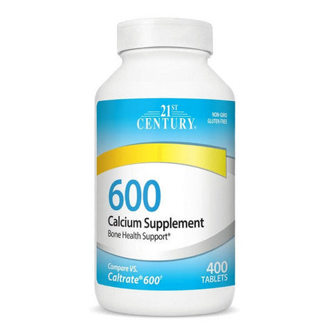 21st Century, Calcium Supplement, 600 mg, 400 Tabs 21st Century